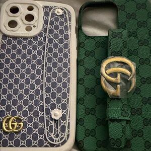 Designer Green and Blue Phone Cases